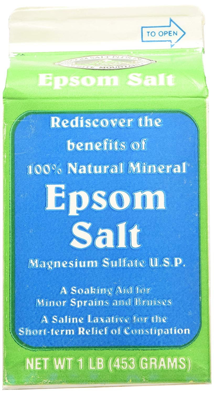 Epsom Salt 100% Natural Mineral, Salt Powder Soaking Aid for Minor Sprains and Bruises