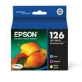 thumbnail image 1 of Epson 126 DURABrite Ultra High Capacity Cyan/Magenta/Yellow Ink Cartridge Multipack (3 x 470 Yield) T126520, 1 of 5