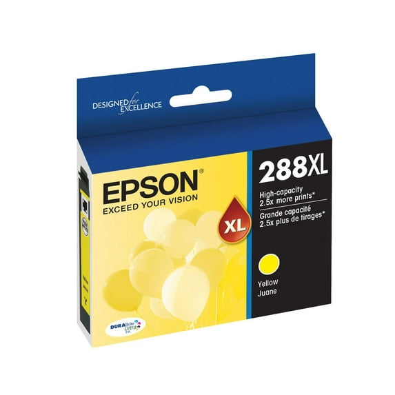 Epson 288 DURABrite Ultra Ink High Capacity Yellow Cartridge (T288XL420-S) Works with Expression XP-330, XP-430, XP-434, XP-340, XP-440, XP-446