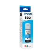 Epson 502 EcoTank Ink Ultra-high Capacity Cyan Bottle Works with ET-2750, ET-2850, ET-2980, ET-2988, ET-3750, ET-3760, ET-3850, ET-4850, and other select EcoTank models