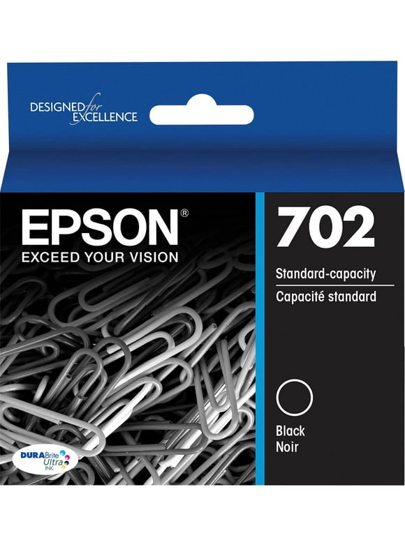 Epson 702 Standard-capacity Black Ink Cartridge for WF-3720 & WF-3733