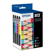 Epson T812 Black and Color Combo Ink Cartridges, Standard Capacity