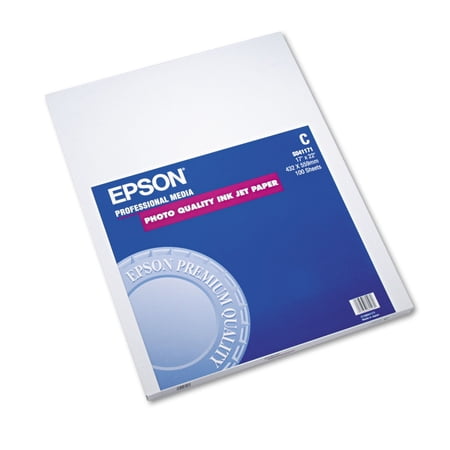 Matte Presentation Paper 4.9 mil, 17 x 22, Matte Bright White, 100/Pack