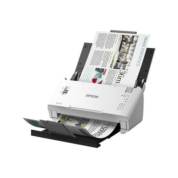 Epson DS-410 Document Scanner, 600 dpi Optical Resolution, 50-Sheet Duplex Auto Document Feeder -EPSB11B249201