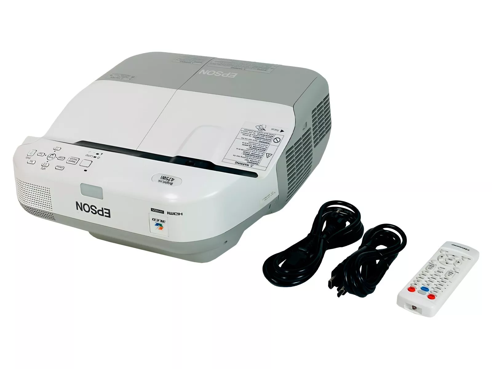 Epson BrightLink 595Wi 3LCD Projector Ultra Short Throw 3300