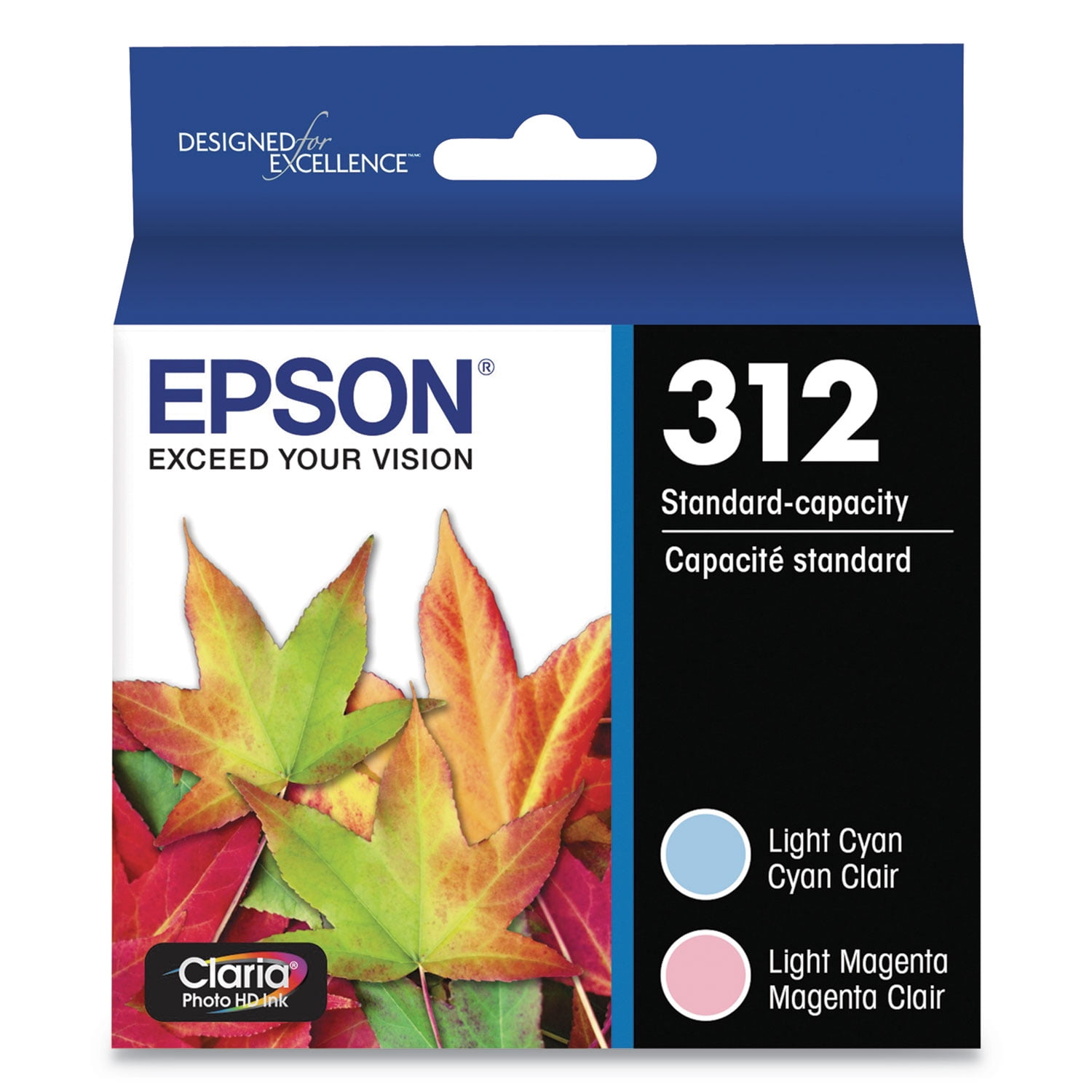 Epson Claria Photo HD T312 Original Ink Cartridge 2-Pack - Light Cyan, Light Magenta