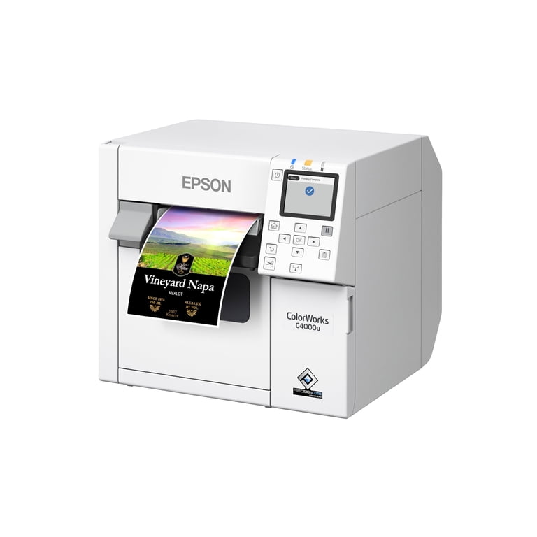 Epson CW-C4000 Compact Inkjet Label Printer, PrecisionCore Tech