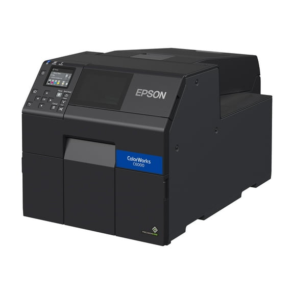 Epson ColorWorks CW-C6000A - Label printer - color - ink-jet - - 1200 x 1200 dpi - up to 281.1 inch/min (mono) / up to 281.1 inch/min (color) - USB 2.0, LAN, USB 2.0 host - cutter