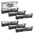 thumbnail image 1 of Epson Compatible Replacement 6 Pack Black Printer Ribbon Cartridges - S015329, 1 of 9