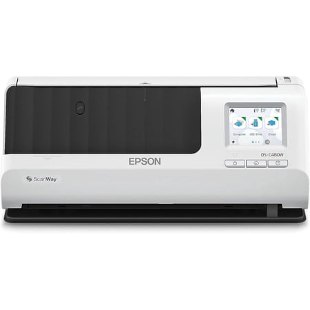 Epson DS-C480W Sheetfed Scanner 600 dpi Optical B11B269202