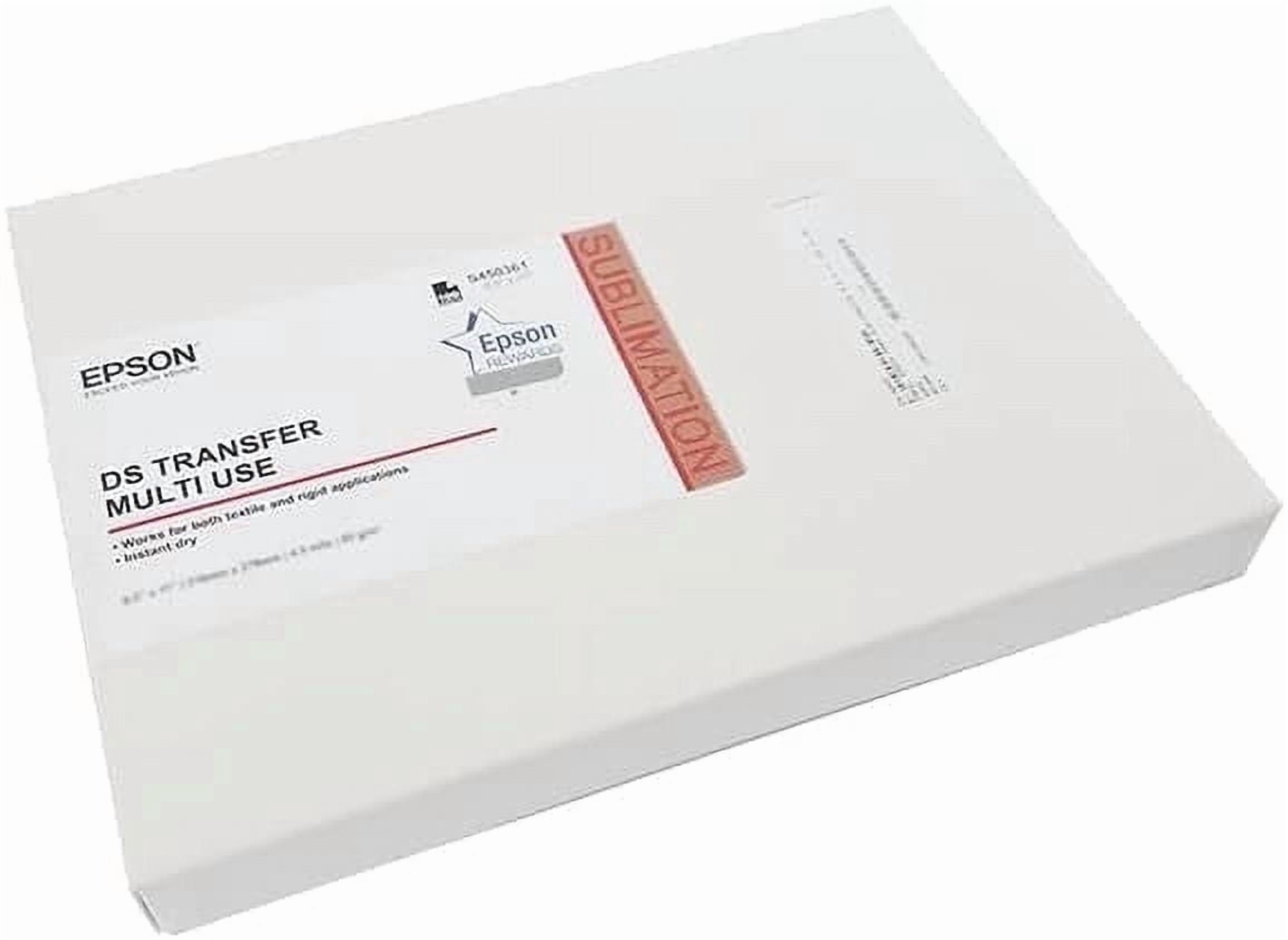 Epson DS Transfer Multi-Use Sublimation Paper, 8.5" x 11", 100 Sheets