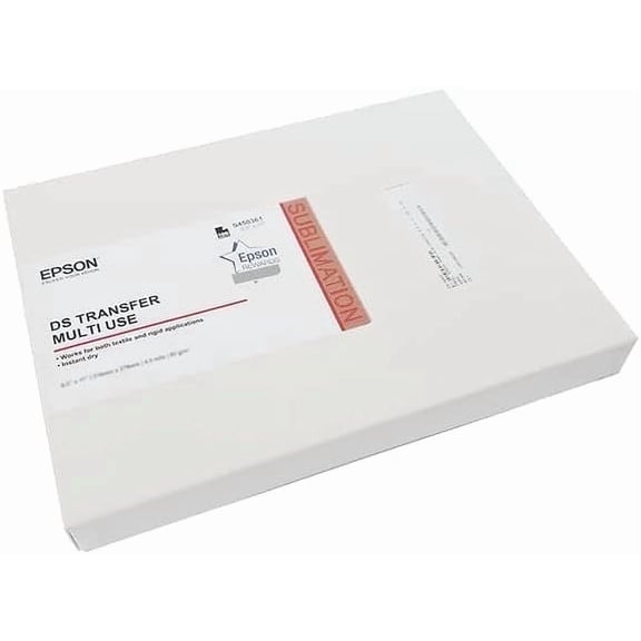 Epson DS Transfer Multi-Use Sublimation Paper, 8.5" x 11", 100 Sheets