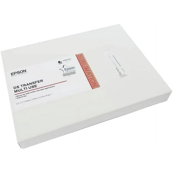 Epson DS Transfer Multi-Use Sublimation Paper, 8.5" x 11", 100 Sheets