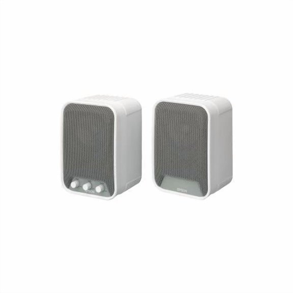 Epson ELPSP02 2.0 Speaker System - 30 W RMS - White - 80 Hz - 20 kHz V12H467020