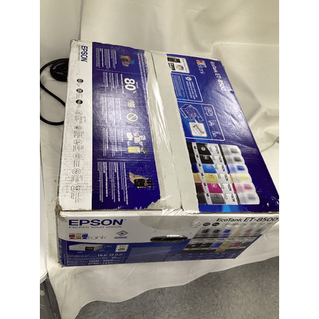 Epson ET-8500 Wireless Inkjet Creatives Multifunction Printer - Color - Copier/Printer/Scanner - 5760 x 1440 dpi Print - Automatic Duplex Print - 100 sheets Input - Color Flatbed Scanner