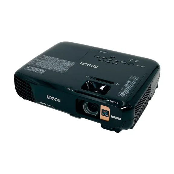 Pre-Owned Epson EX7235 HD 1080i 3LCD Projector 3000 Lumens 16:10 WXGA HDMI with Accessories Bundle