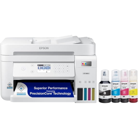 Pre-Owned Epson EcoTank ET-3850 Special Edition All-in-One Printer