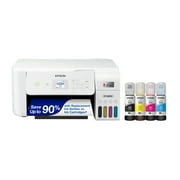 Epson EcoTank ET-2800 Wireless Color All-in-One Cartridge-Free Supertank Printer with Scan and Copy - The Ideal Basic Home Printer - White