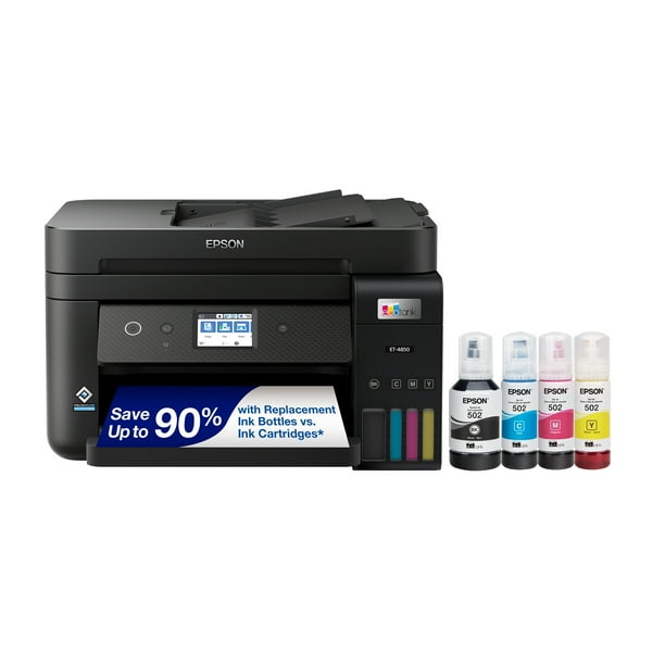 Epson EcoTank ET-4850 | Printers for corporate IT - Walmart