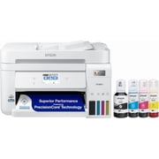 Epson EcoTank ET-4850 Wireless All-in-One Cartridge-Free Supertank with Scanner Copier, Fax, ADF and Ethernet, The Printer Office Printer - White Sold without manufacturer