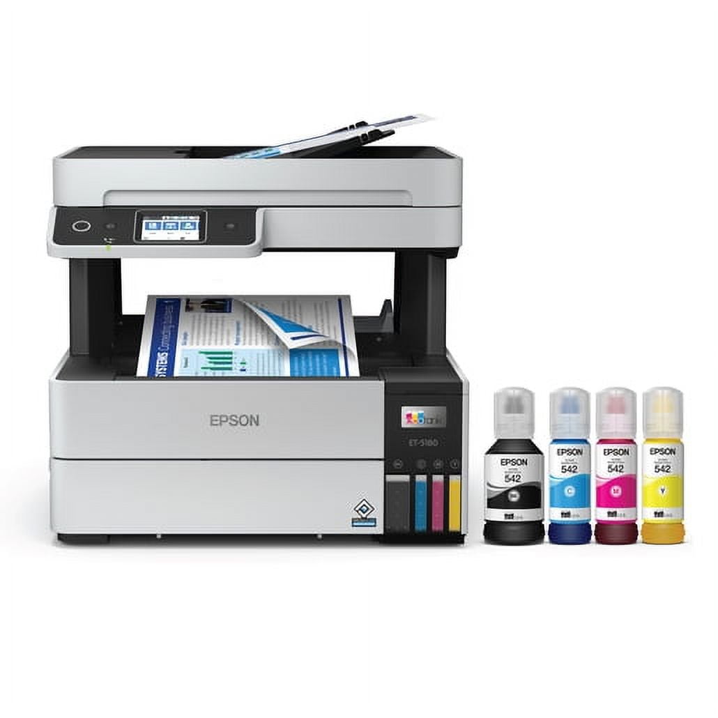 Epson EcoTank Pro ET-5180 Wireless Color All-in-One Printer with Scanner, Copier, Fax