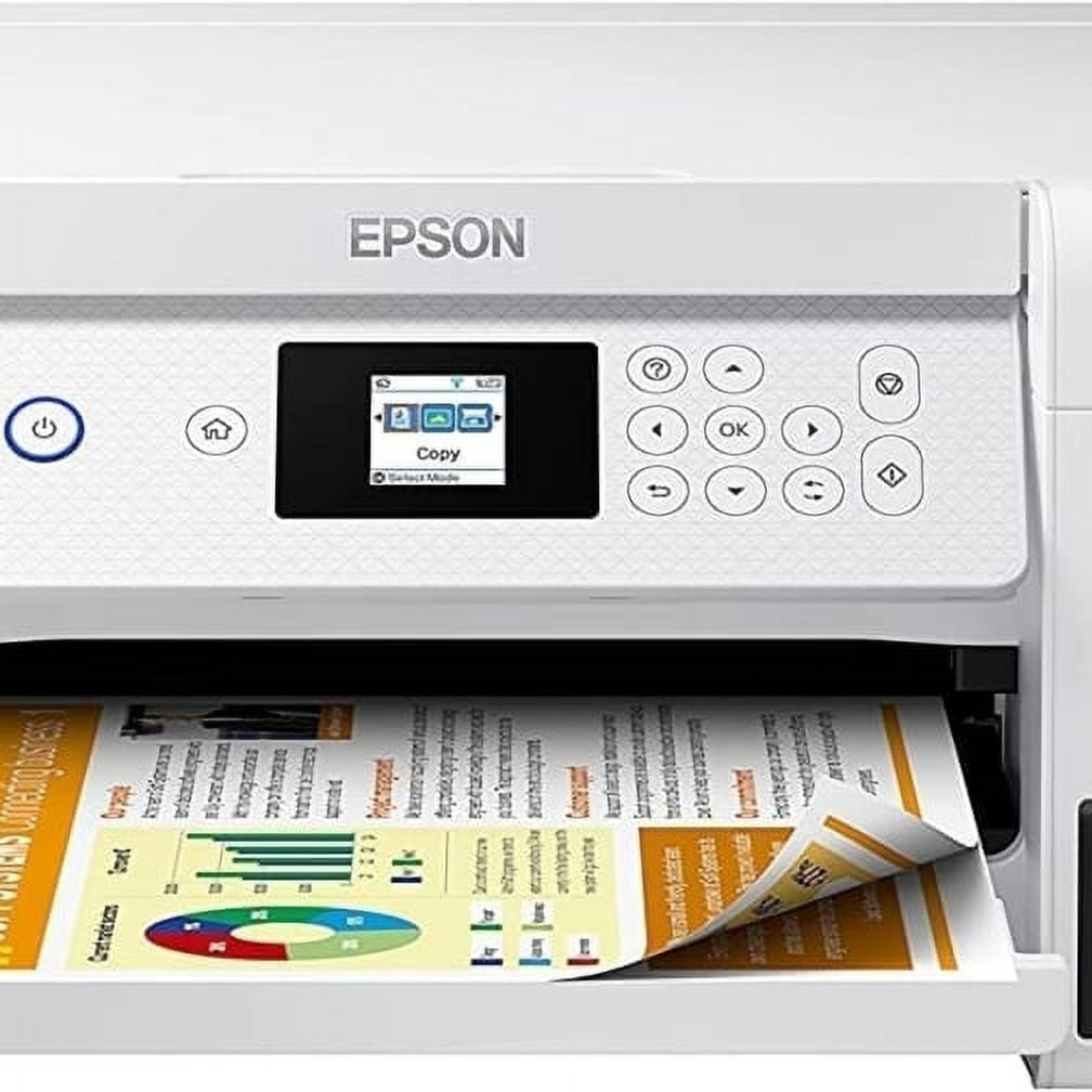 Epson EcoTank Wireless Color AllinOne ET2850 Inkjet Printer for Family