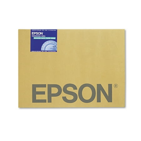 Epson Enhanced Matte Posterboard, 30 x 24, White, 10/Pack