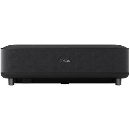 Epson - EpiqVision Ultra LS300 Smart Streaming Laser Short Throw Projector, 3600 lumens, HDR, Android TV, Sports - Black