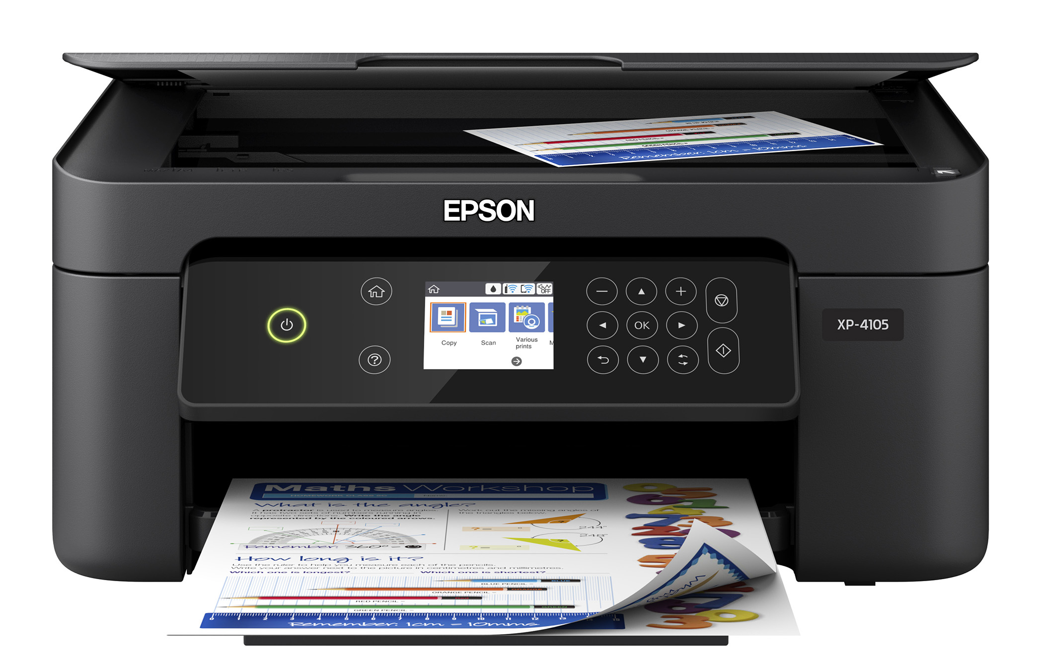 Epson Expression Home XP-4105, Wireless All-in-One Color Inkjet Printer - image 1 of 7