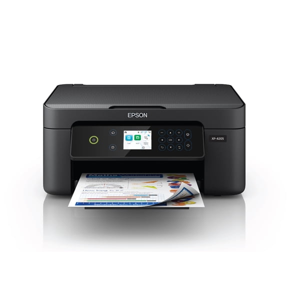 Open Box Epson XP-4205 Small-in-One Inkjet Printer, Scanner, Copier - Black