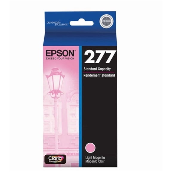 Epson Expression Premium T277620 Light Magenta Ink Cartridge for Photo Printers sold without manufacturer warranty