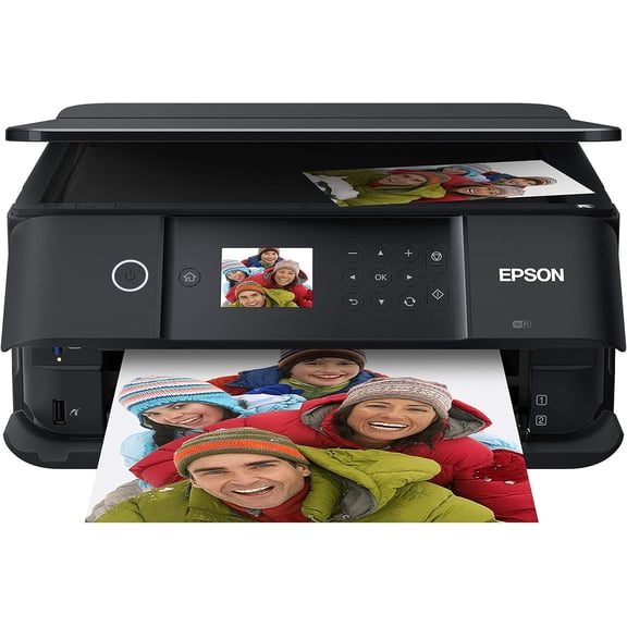 Epson Expression Premium XP-6100 Wireless Color Photo Printer with Scanner and Copier, Black, Medium (Sold without manufacturer warranty)