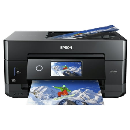 Epson - Expression Premium XP-7100 Wireless All-In-One Inkjet Printer - Black