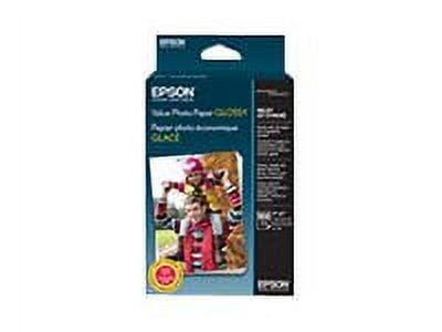 Epson Value Glossy Photo Paper 9.1 mil 4 x 6 White 50 Sheets/Pack S400033