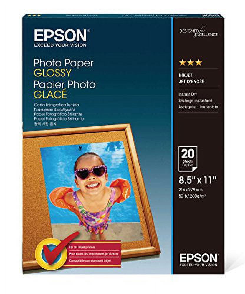  Epson Premium Photo Paper SEMI-GLOSS (4x6 Inches, 40 Sheets)  (S041982) : Photo Quality Paper : Office Products