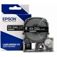 thumbnail image 1 of Epson LABELWORKS 209WBPX - White on Black PET Label Maker Tape - 3/8" (9MM) Wide, 30 ft, 1 of 7