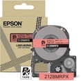 thumbnail image 1 of Epson LABELWORKS 212BMRPX - Black on Matte Red PET Label Maker Tape - 1/2" (12MM) Wide, 26', 1 of 7