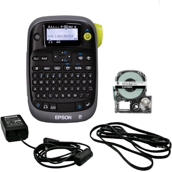 Epson LABELWORKS LW-PX300ADPT Industrial Label Maker with Adapter - Sticker & Magnetic Tape Compatible