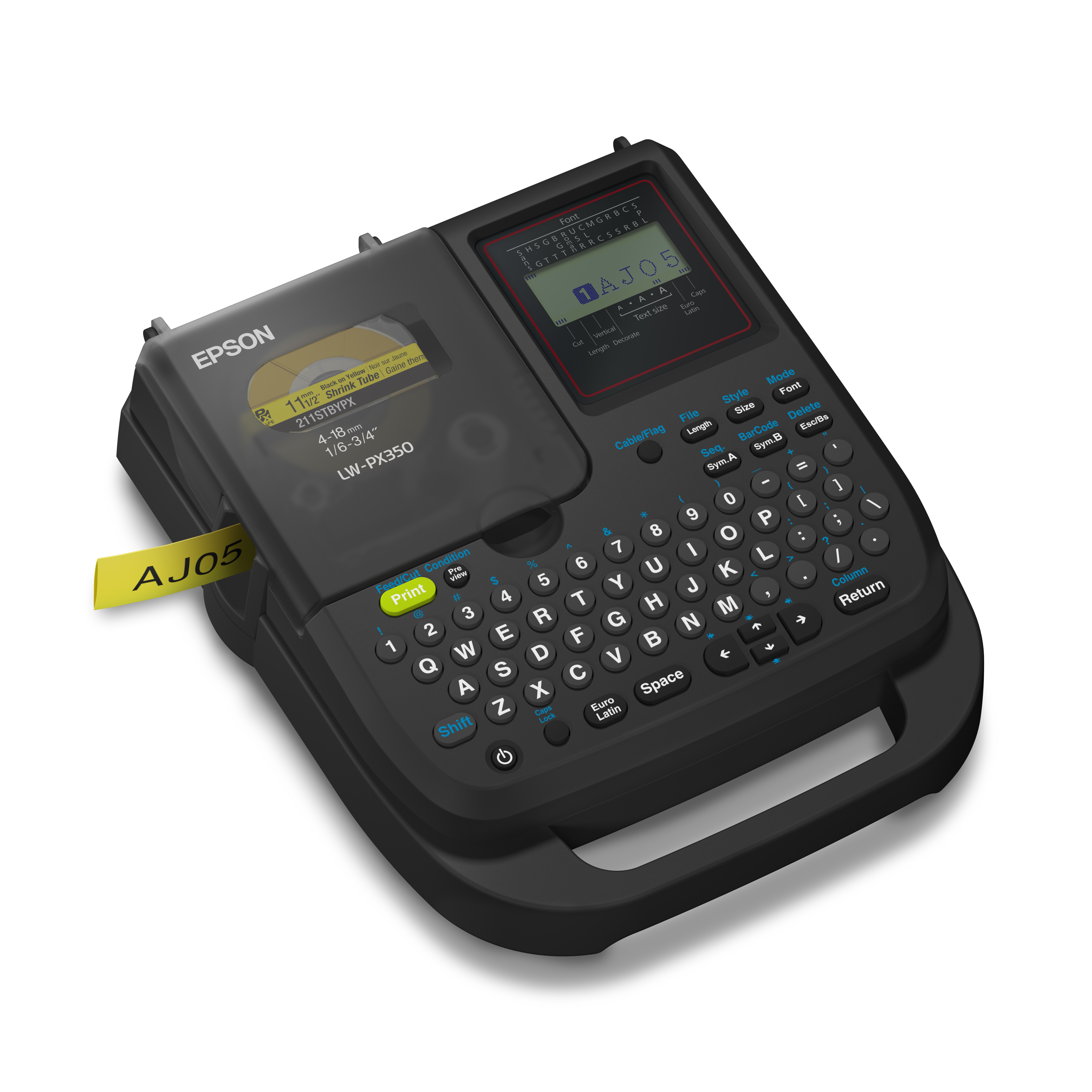 Epson LabelWorks LWPX350 Portable WireMarking, Bar Code and General