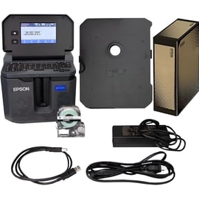 Epson LABELWORKS LW-Z5000PX-R Industrial Label Maker Kit - Accessories, Automatic Bulk Tape Rewinder, PX 147' Rolls