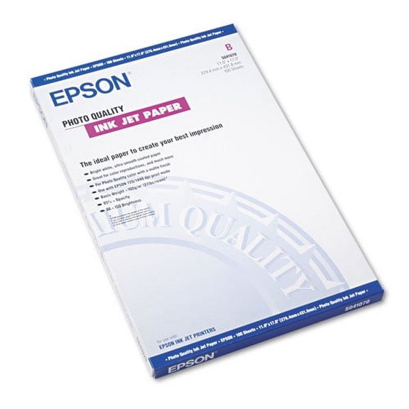 Epson Matte Presentation Paper, 4.9 Mil, 11 X 17, Matte Bright White, 100/pack | Bundle of 2 Packs