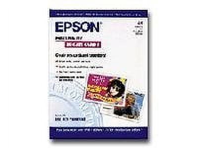 Epson Photo Quality - Matte - coated - A6 (4.13 in x 5.83 in) - 188 g/m² - 50 pcs. paper - for Expression Home XP-434; Stylus NX110, NX215, NX510, SX535; WorkForce 610, WF-2750, 2760