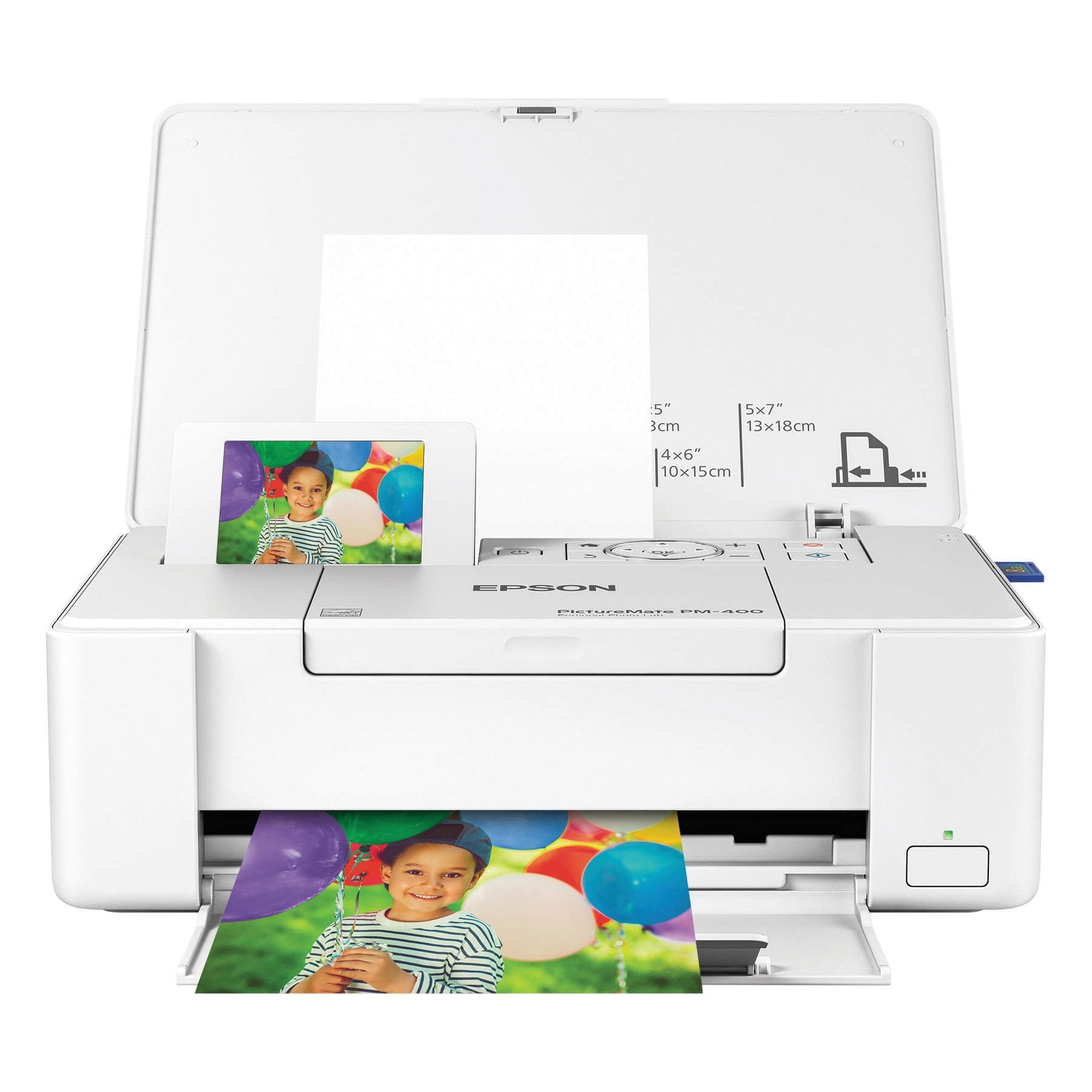 Epson White Wireless Compact Photo Printer with USB