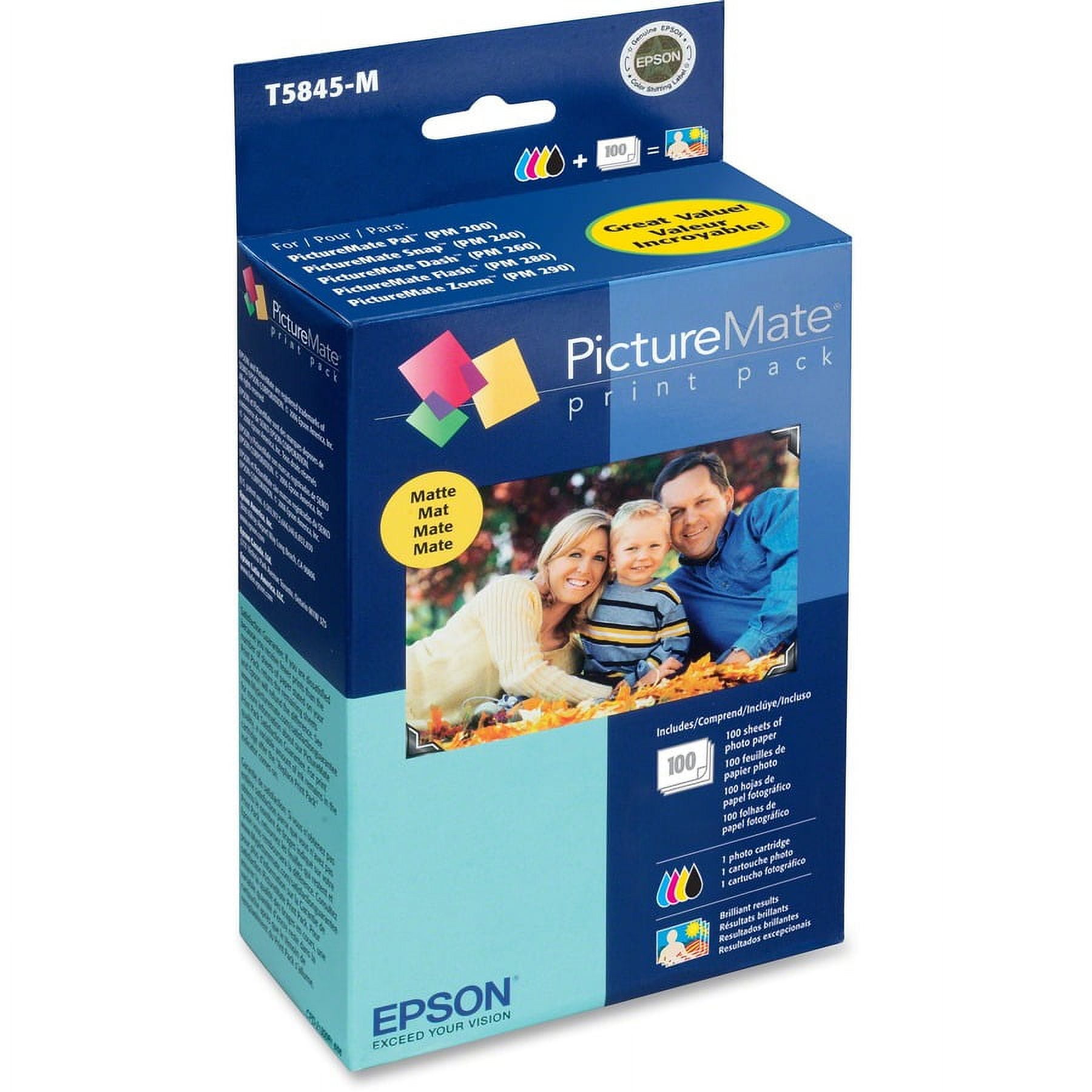 T5845-M Ink/Paper Combo, Tri-Color T5845-M Ink/Paper Combo, Tri-Color