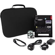 مجموعة صانع الملصقات الصناعية Epson LABELWORKS LW-PX750PCD - طابعة محمولة مع ملحقات وأنواع أشرطة متعددة