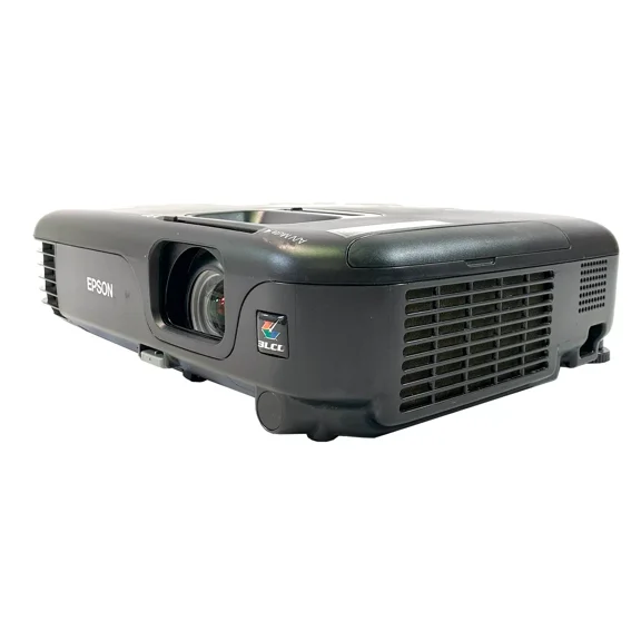Pre-Owned Epson PowerLite 1221 - 3LCD Portable Projector 2800 Lumens CLO HD 1080i HDMI with Accessories Bundle