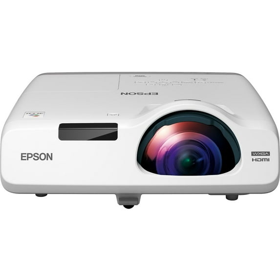 Epson PowerLite 525W Short Throw LCD Projector, 16:10, White