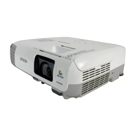 Pre-Owned Epson PowerLite X27 1080i 3LCD Projector Portable 2700 ANSI HD HDMI w/ Accessories NEW Lamp