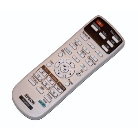 OEM Epson Projector Remote Control Shipped With: PowerLite 1751, 1771W, 1776W