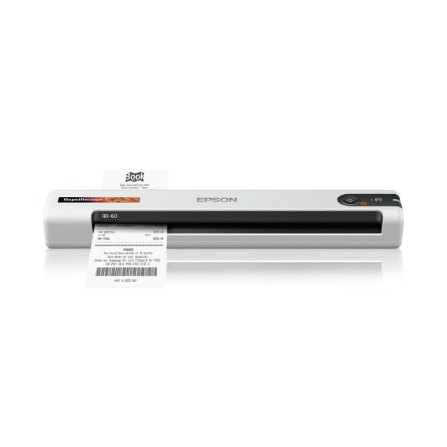 Epson RapidReceipt® RR-60 Mobile Receipt and Color Document Scanner B11B252204